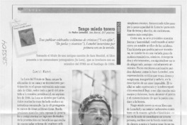 Tengo miedo torero  [artículo] Camilo Marks