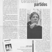 Corazones partidos  [artículo] Camilo Marks