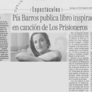 Pía Barros publica libro inspirada en canción de Los Prisioneros