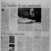 Las huellas de un caminante