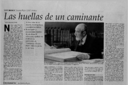 Las huellas de un caminante