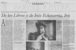 De los libros y de Inés Echeverría, Iris