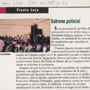 Estreno policial  [artículo]