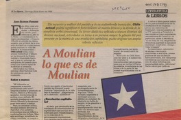 Editan otro volumen de la Historia de Chile de G. Vial  [artículo]