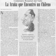 La araña que encontró un chileno  [artículo] Lorenzo García Vega