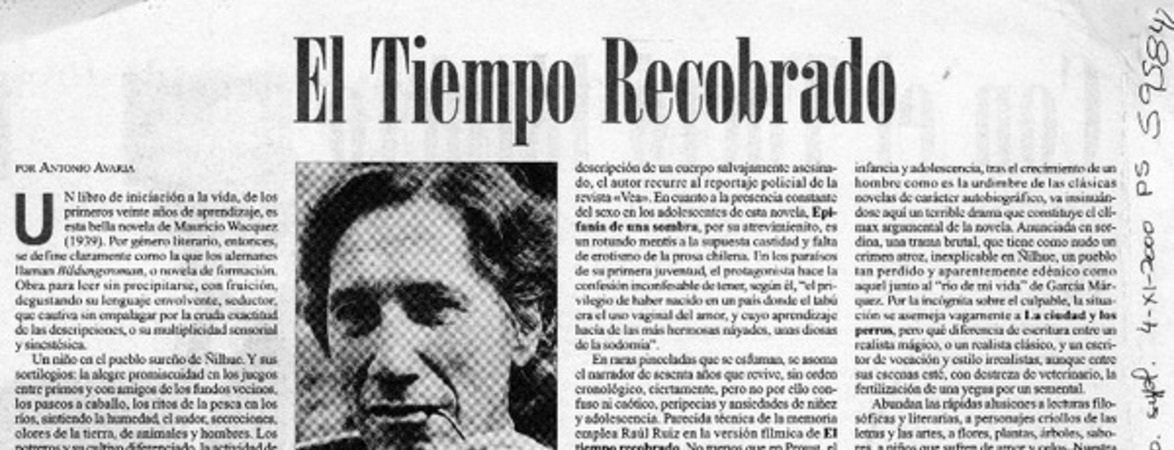 El tiempo recobrado