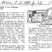 Delia Domínguez y la poesía de lo cotidiano