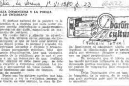 Delia Domínguez y la poesía de lo cotidiano