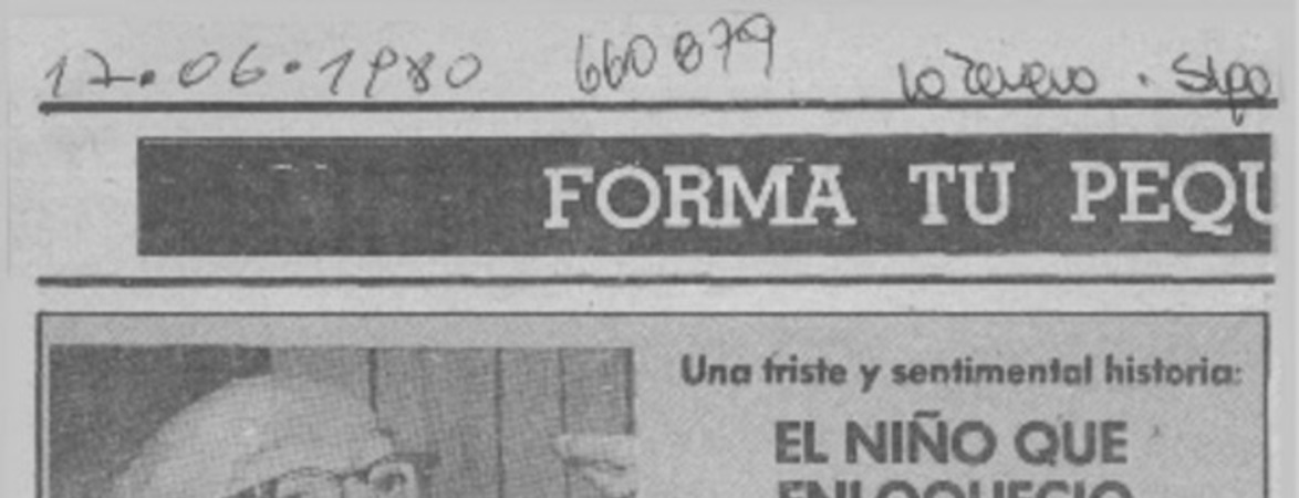 El niño que enloqueció de amor
