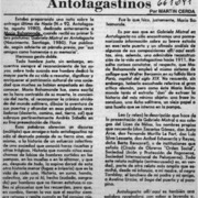 Antofagastinos  [artículo] Martín Cerda.