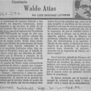 Waldo Atías  [artículo] Luis Sanchéz Latorre.