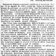Guillermo Blanco: "Los borradores de la muerte"  [artículo] Eddie Morales.