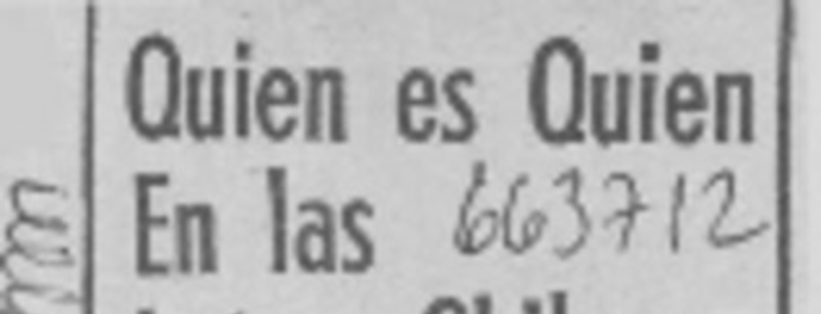 Quien es quien en las letras chilenas.  [artículo]