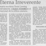 Eterna irreverente