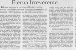Eterna irreverente