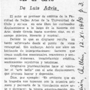 "Displacer y trascendencia en el arte".  [artículo]