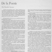 Dichas y desdichas de la poesía