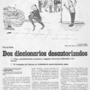Dos diccionarios desautorizados