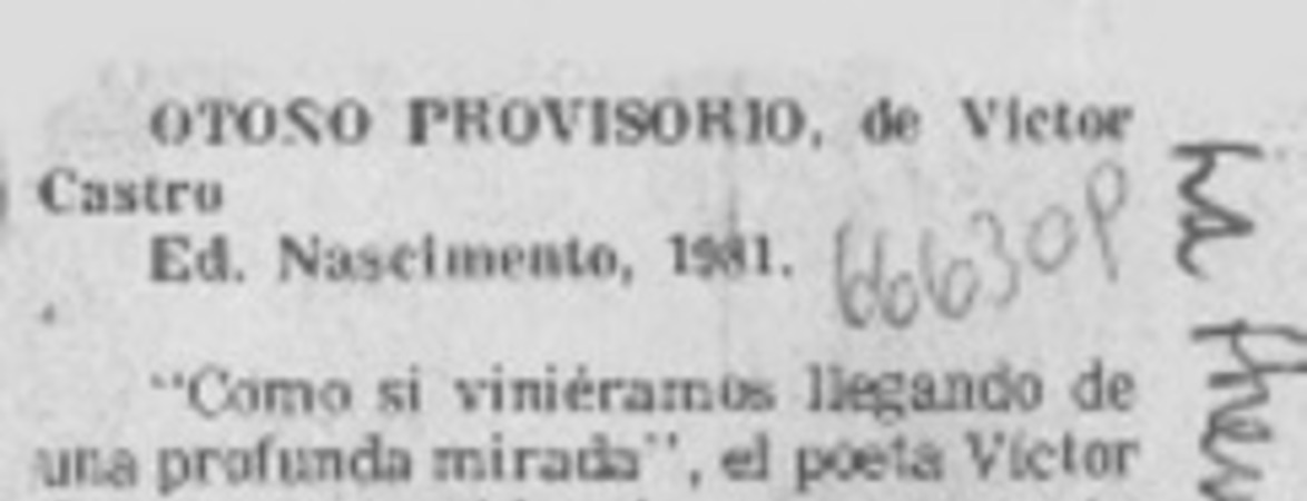 Otoño provisorio