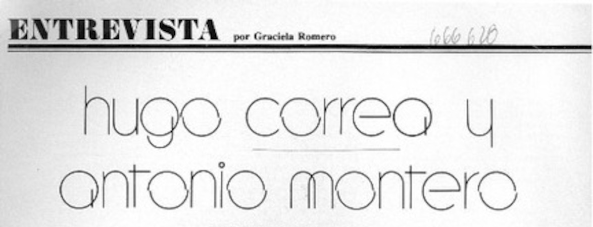 Hugo Correa y Antonio Montero profetas chilenos del apocalipsis