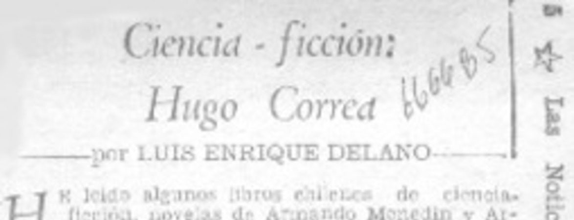Ciencia-ficción: Hugo Correa