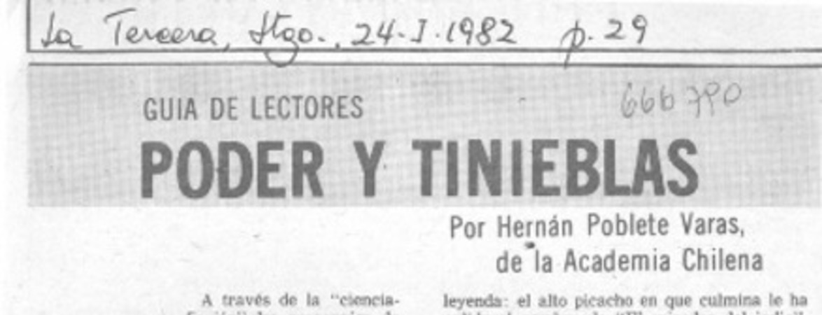 Poder y tinieblas