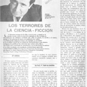 Los terrores de la ciencia-ficción.