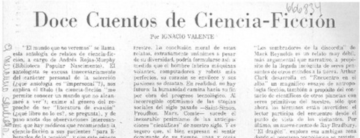 Doce cuentos de ciencia-ficción