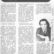 "A veces es bueno hablar del demonio"  [artículo]