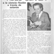 Hugo Correa a la ciencia-ficción a través de satanás : [Entrevista]