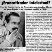 ¿Fracotirador intelectual?
