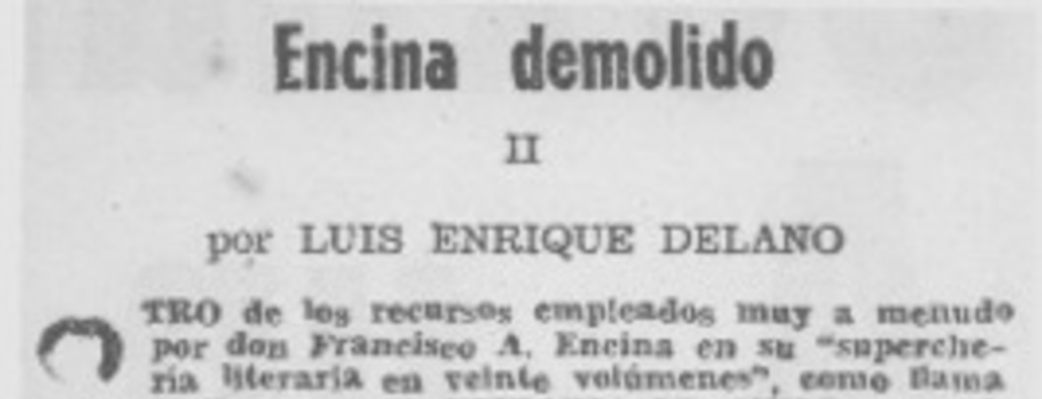 Encina demolido