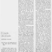 El jardín de al lado