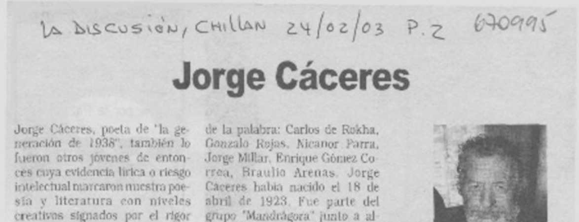 Jorge Cáceres