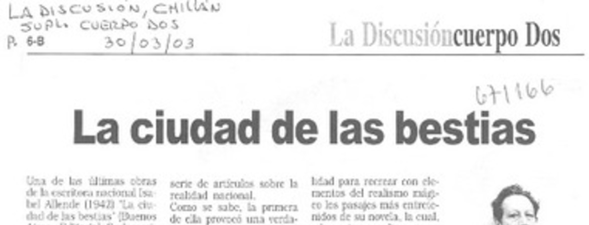 La ciudad de las bestias