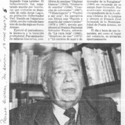Murió escritor Carlos Vega Letelier.