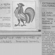 La riña de gallos