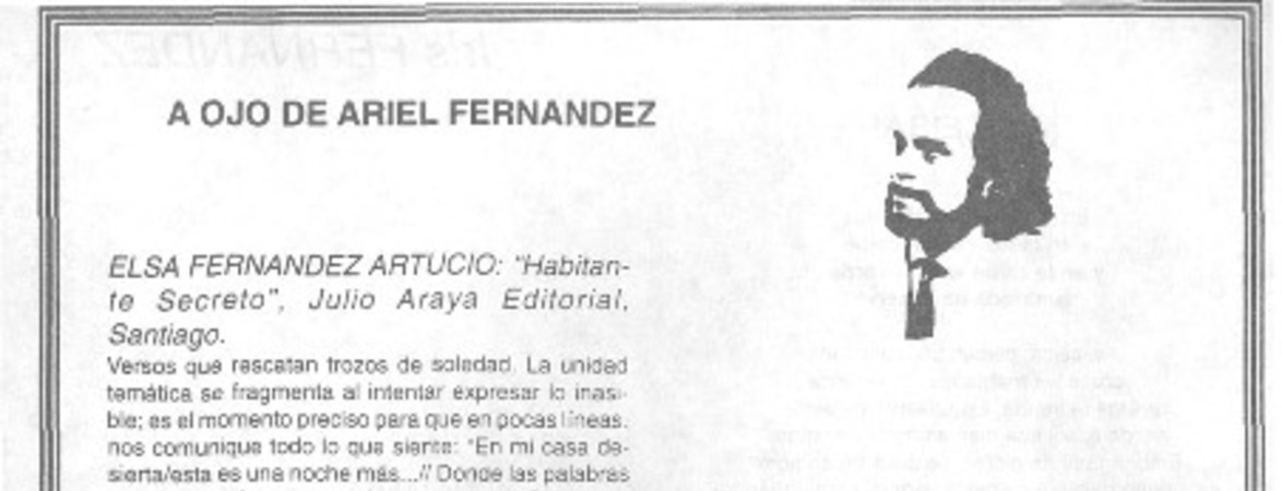 A ojo con Ariel Fernandez
