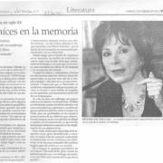 Las raíces en la memoria