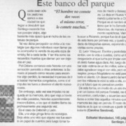 Este banco del parque