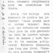 "Jaula gruesa para el animal hembra"