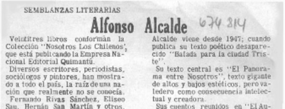 Alfonso Alcalde