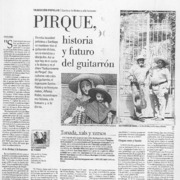 Pirque, historia y futuro del guitarrón