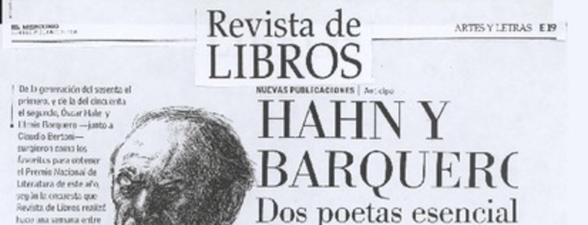 Hahn y Barquero