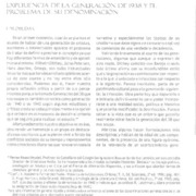 Experiencia de la Generación del 38 y el problema de su denominación