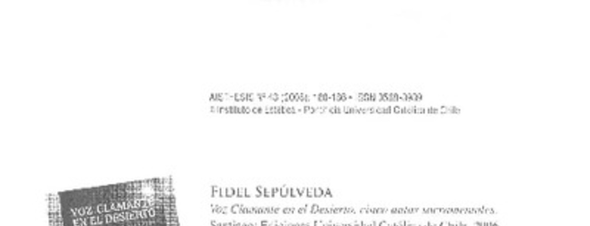 Voz clamante en el desierto