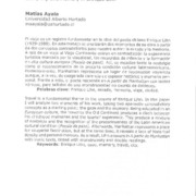 Mirada, viaje y memoria en Enrique Lihn