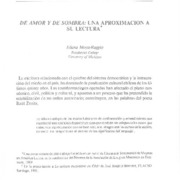 De amor y de sombra