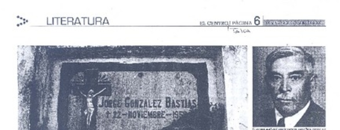 Jorge González Bastías. El poeta de las "tierras pobres"