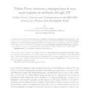 Tensiones y transgresiones de una mujer popular de mediados del siglo 20